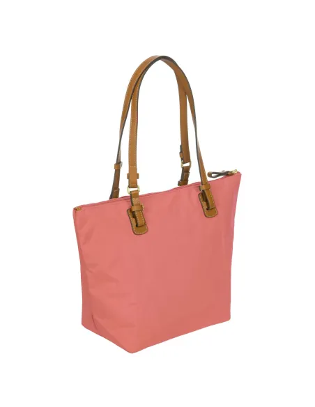 Mittlere Einkaufstasche aus recyceltem stoff X-Collection Rose