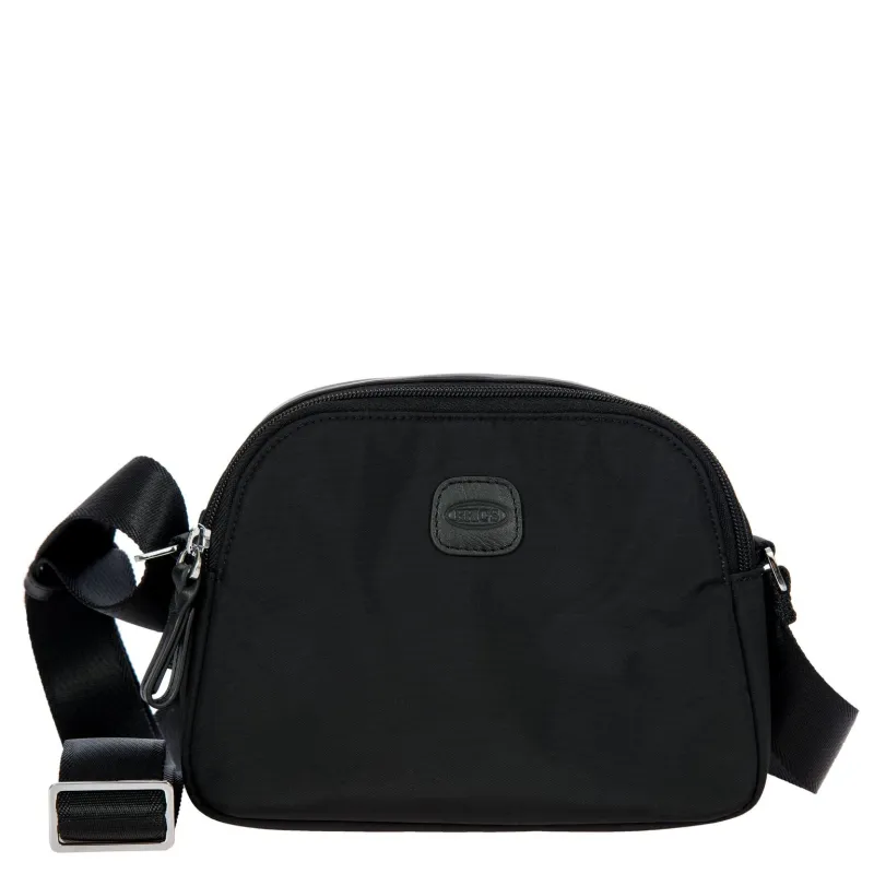 Brics Recycled nylon shoulder bag black