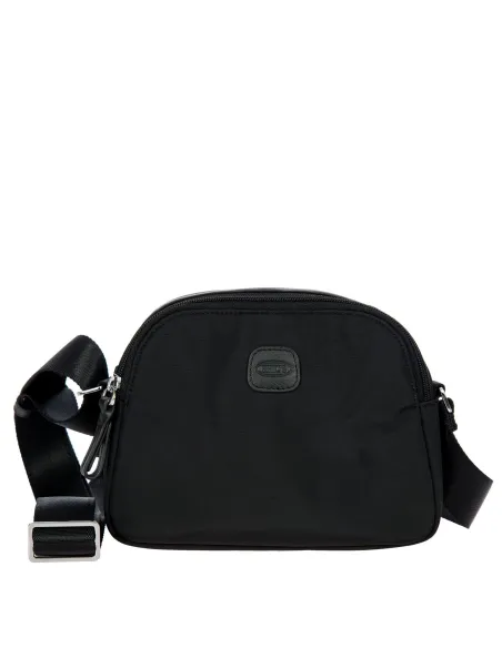 Brics Recycled nylon shoulder bag black