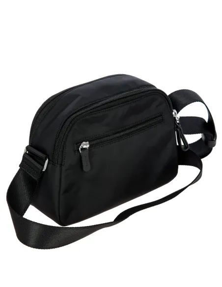 Borsa a tracolla a due scomparti Brics X-Collection nera