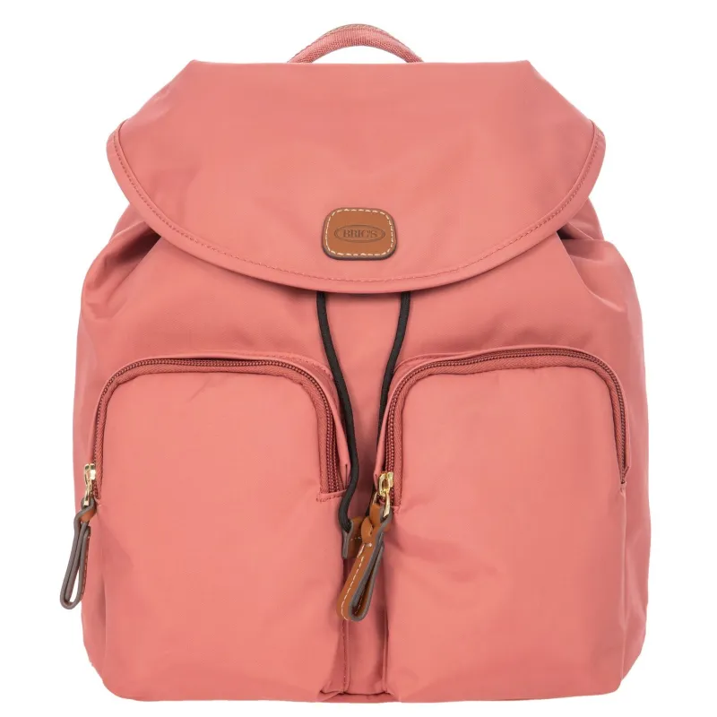 Brics Damenrucksack mit Außentaschen Rose