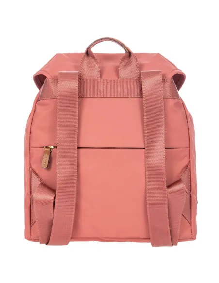 Zaino donna Brics in tessuto e pelle rosa antico