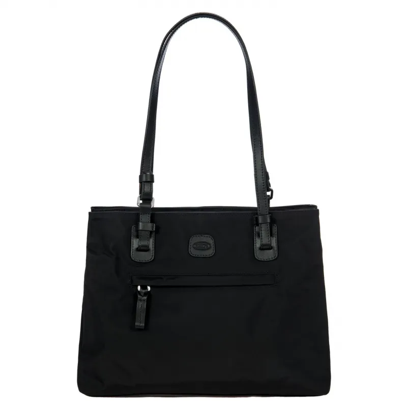 Brics Fabric and Leather Three-Compartment Medium...