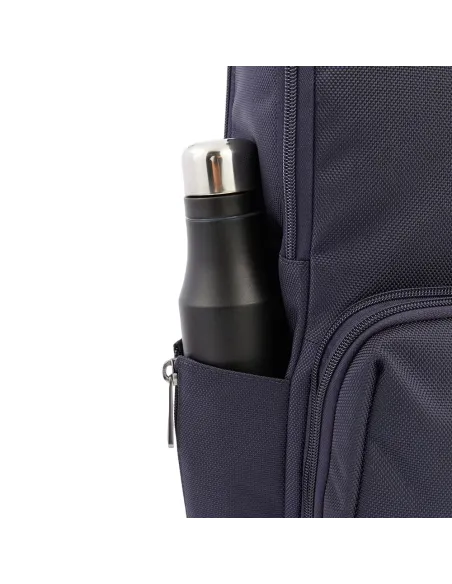 Piquadro Computerrucksack mit abnehmbarer Multifunktionstasche blau