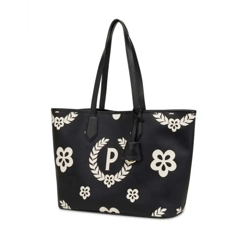 Shopping Pollini con stampa nera 2