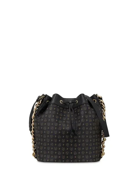 Pollini heritage Bucket bag black