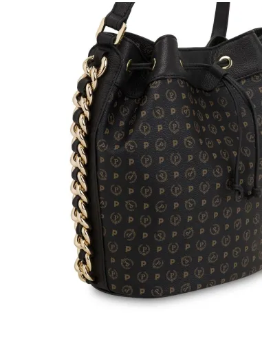 Pollini heritage Bucket bag black