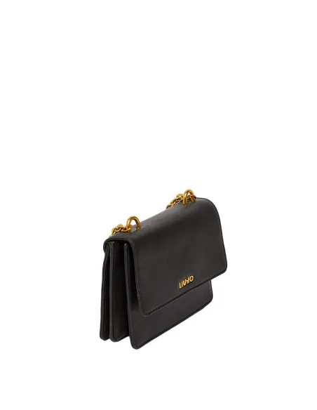 Borsa con manico in catena Liu Jo nera
