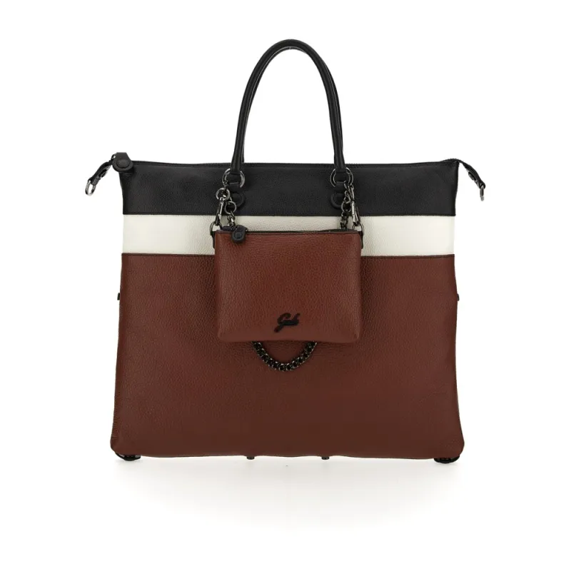 Gabs G3 Plus Tasche mit Fronttasche schwarz creme braun