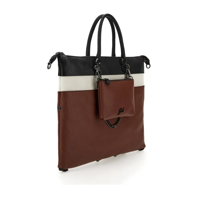 Gabs G3 Plus Tasche mit Fronttasche schwarz creme braun 2