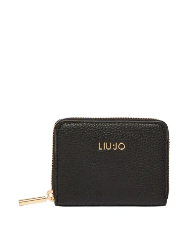 Women's small zipped wallet Liu Jo black