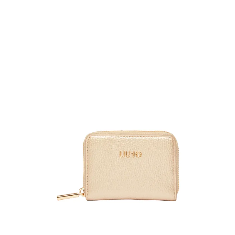 Liu Jo Women's small zipped wallet gold