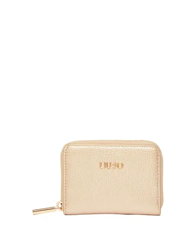 Liu Jo Women's small zipped wallet gold