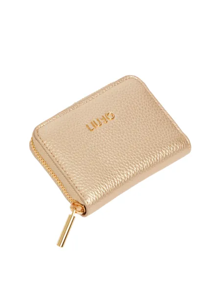 Liu Jo Women's small zipped wallet gold