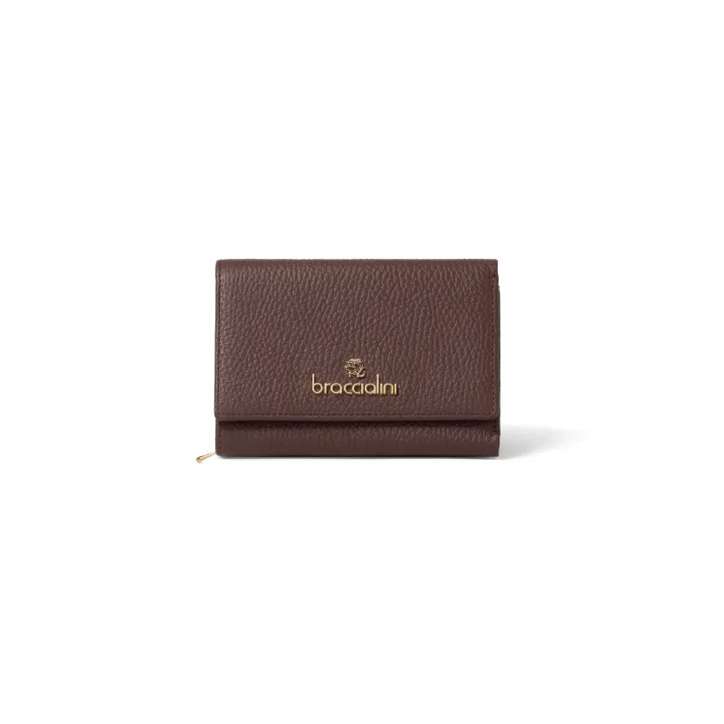Braccialini Basic Women's wallet with button and flap...