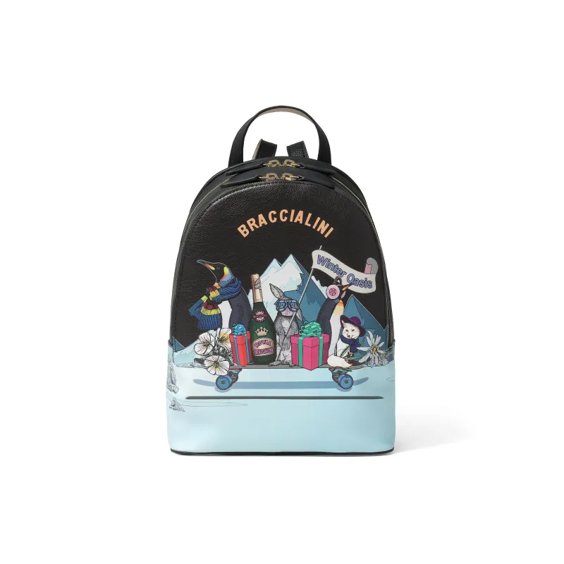 Braccialini Britney Women's backpack with double compartment