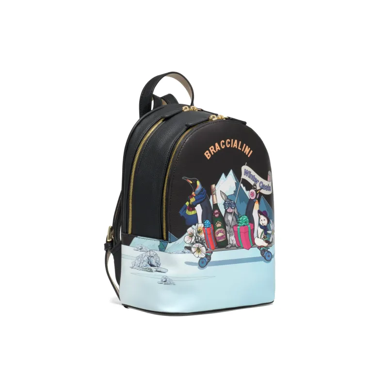 Braccialini Britney Women's backpack with double compartment 2