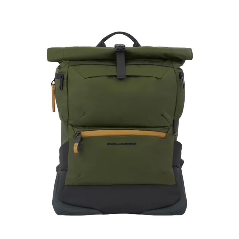 Piquadro Corner 2.0 15,6" Laptop-Rucksack grün