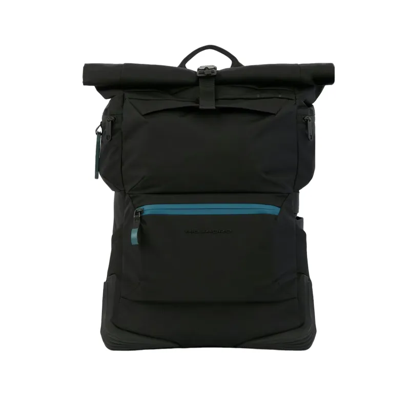 Zaino Piquadro roll-up porta computer e iPad® nero