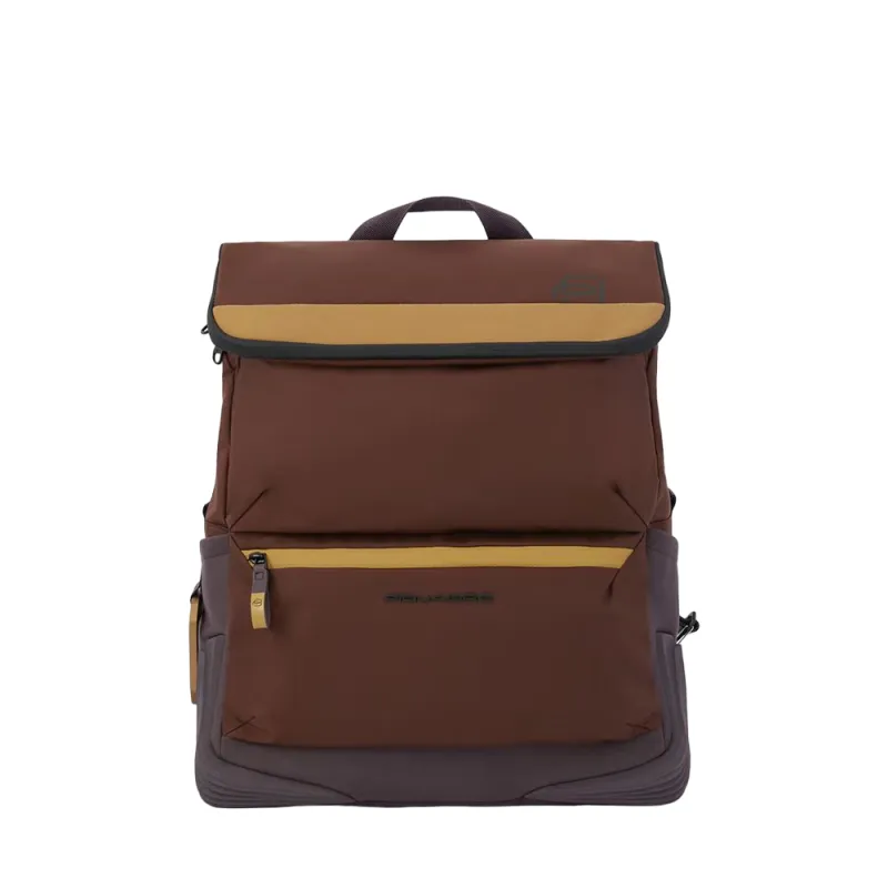 Zaino/Messenger Piquadro con porta computer marrone