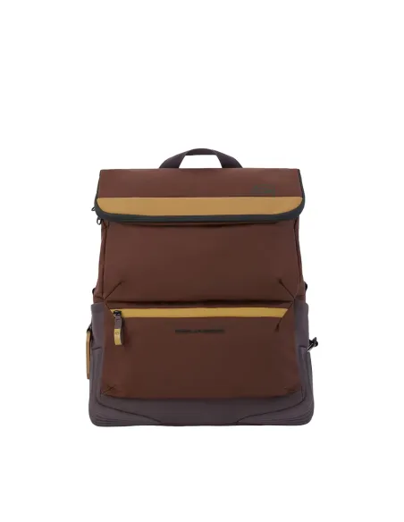Zaino/Messenger Piquadro con porta computer marrone