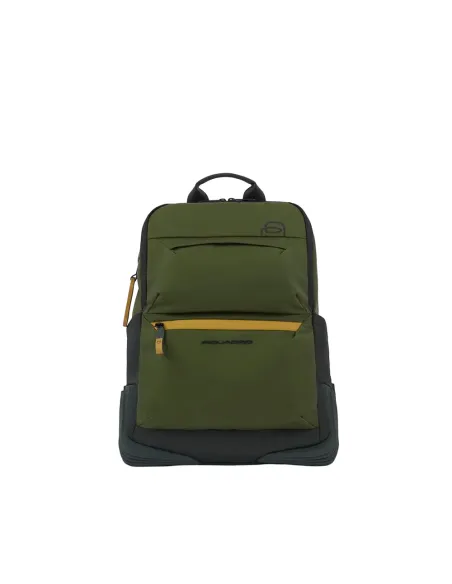 Piquadro Corner 2.0 Computer and iPad® backpack green