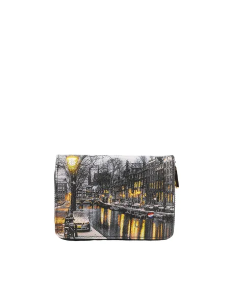 Ynot Women's wallet external with zipped coin pocket Amsterdam Snow