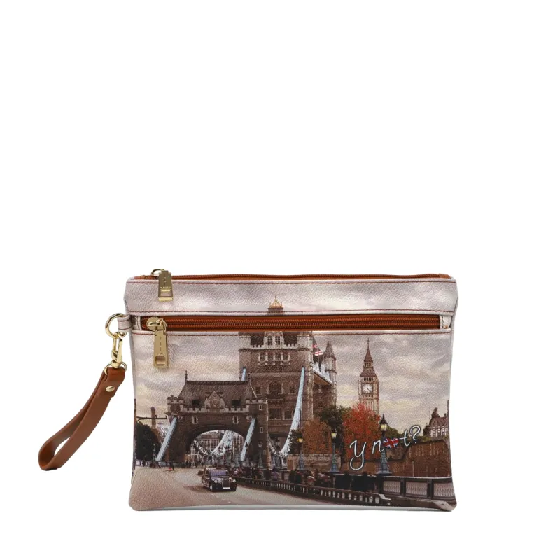 Ynot Medium clutch bag London taxi