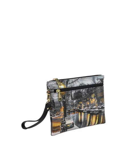 Pochette media con manico Ynot Amsterdam Snow
