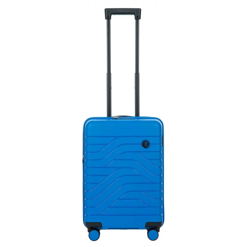 Trolley 55 cm espandibile Brics Ulisse blu elettrico