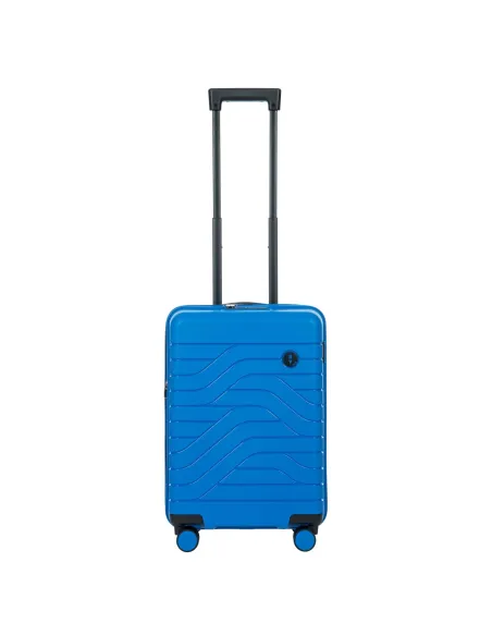 Trolley 55 cm espandibile Brics Ulisse blu elettrico