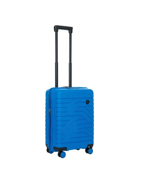 Trolley 55 cm espandibile Brics Ulisse blu elettrico