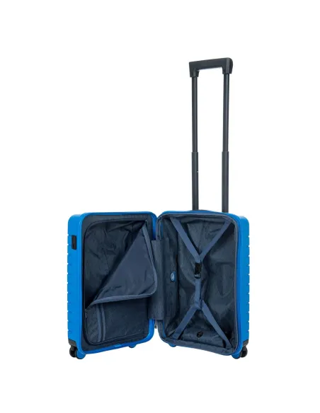 Trolley 55 cm espandibile Brics Ulisse blu elettrico