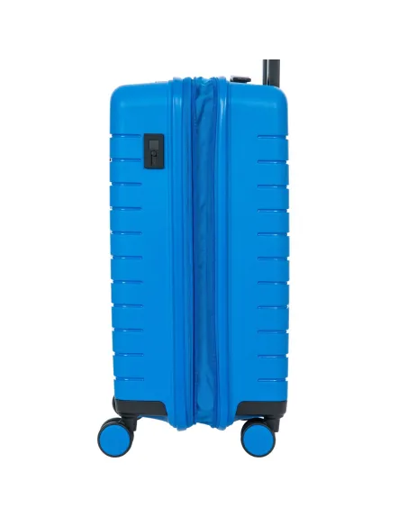Trolley 55 cm espandibile Brics Ulisse blu elettrico