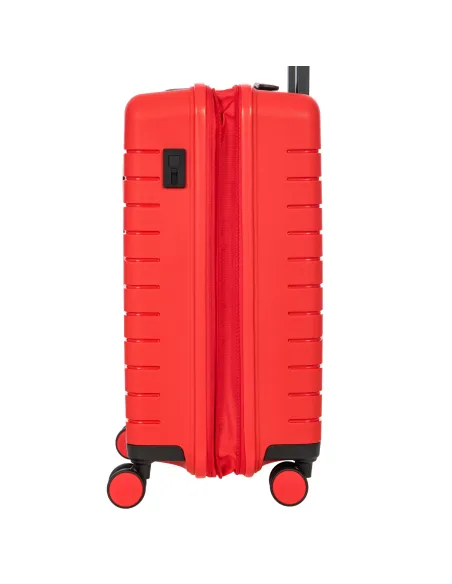 Brics Ulisse 55 cm expandable trolley red