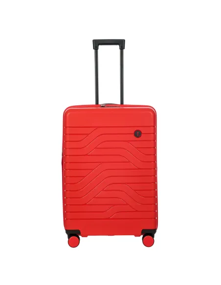 Brics Ulisse 4-wheel expandable medium trolley red