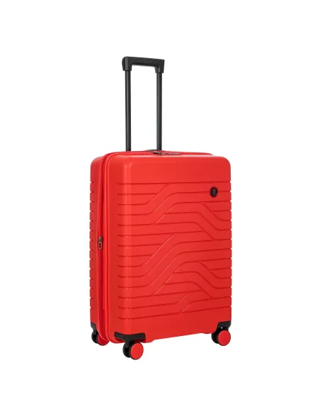 Brics Ulisse 4-wheel expandable medium trolley red