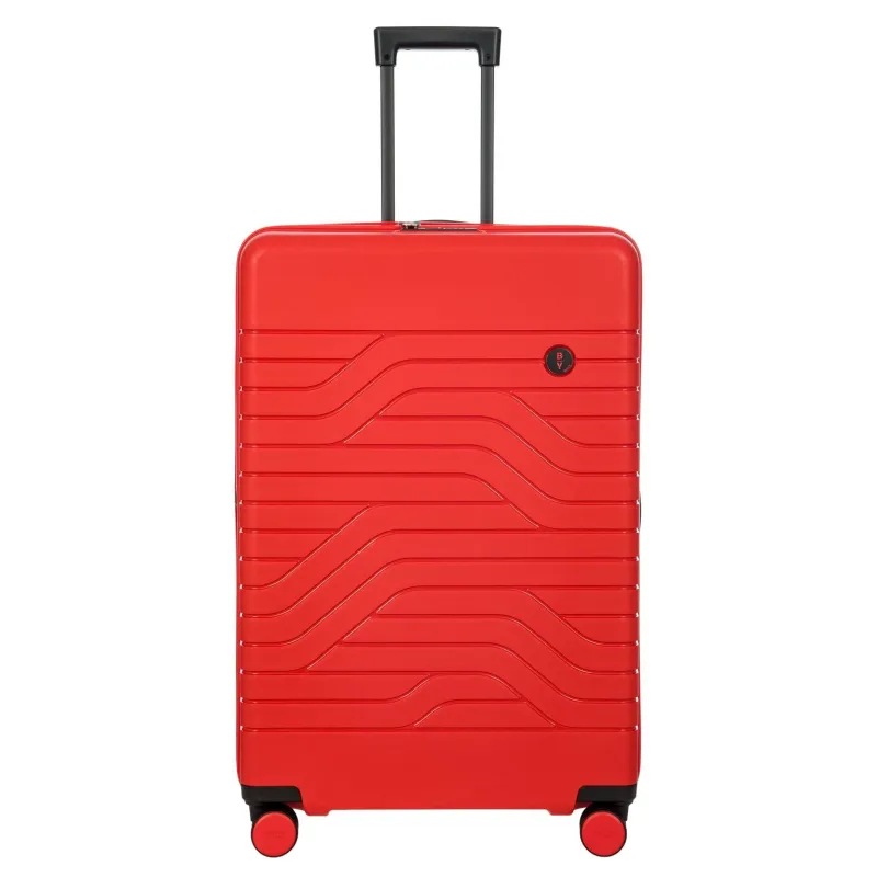 Brics Ulisse Large hard expandable suitcase red