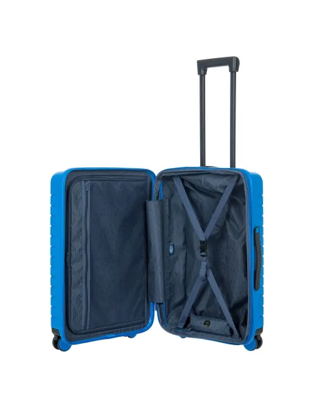 Brics Ulisse erweiterbarer Trolley 65 cm elektrisch blau