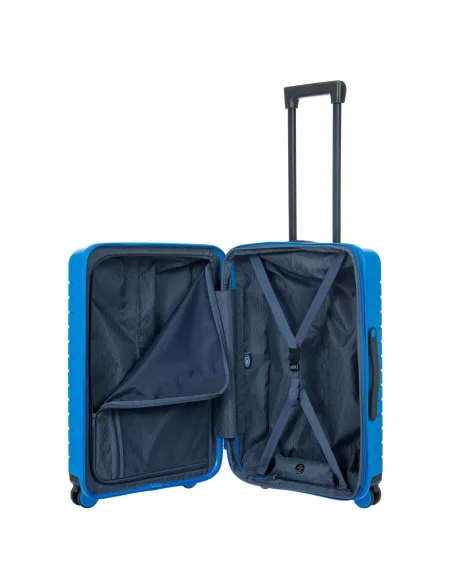Brics Ulisse erweiterbarer Trolley 65 cm elektrisch blau