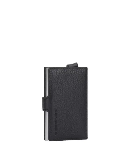 Piquadro Modus Compact Wallet für Scheine und Kreditkarten schwarz