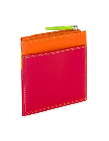 Porta carte sottile con tasca con zip...