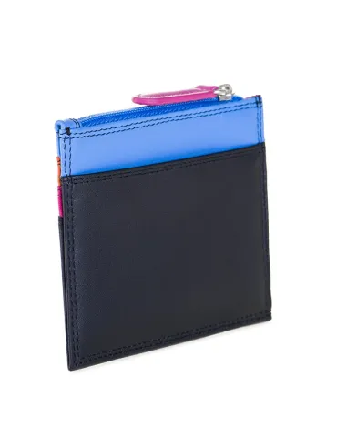 Porta carte sottile con tasca con zip...