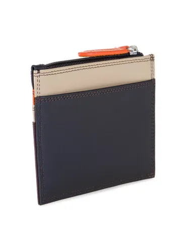 Porta carte sottile con tasca con zip...