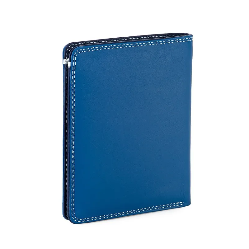 Portafogli in pelle a libro Mywalit Denim 2