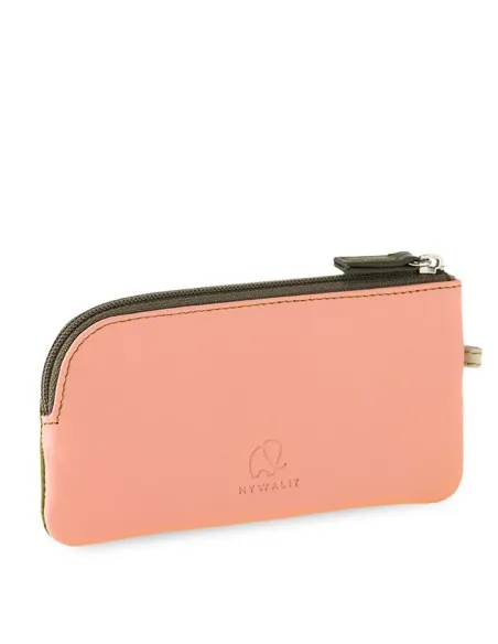 Bustina in pelle Porta chiavi Mywalit Olive