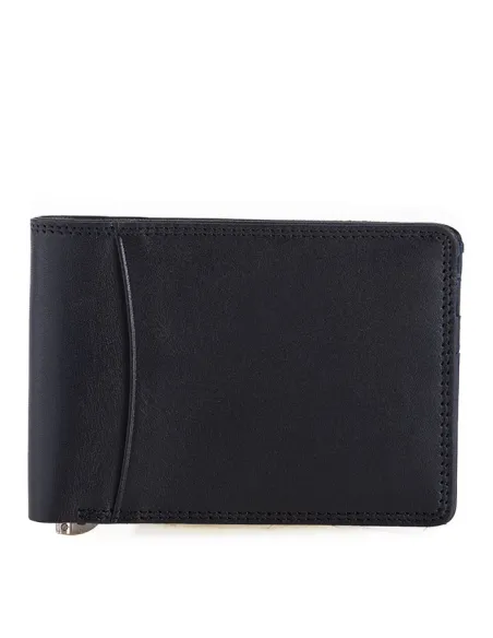 Men's wallet with money clip My Walit black-blue