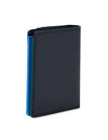 Men's wallet with expandable coin...