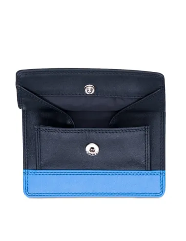 Men's wallet with expandable coin...