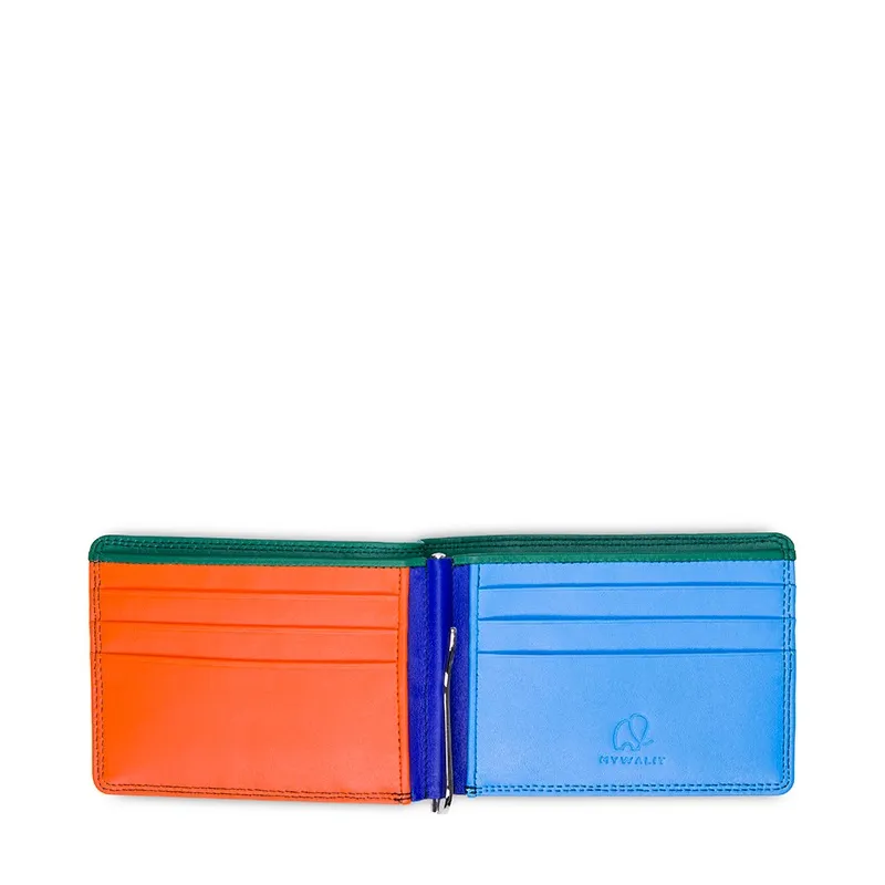 Mywalit Men's wallet small with money clip, burano